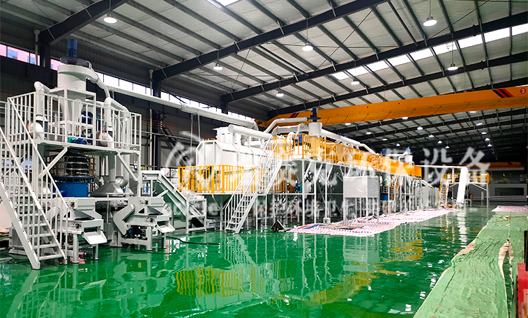 鋰電池資源化綜合利用設備項目現(xiàn)場