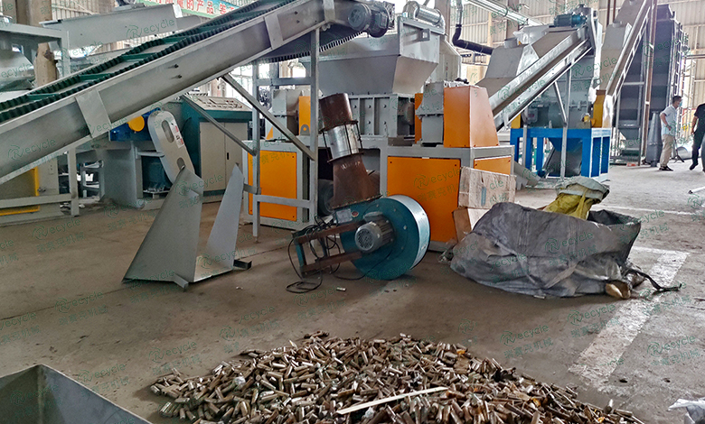 廢舊鋰電池破碎分選設備