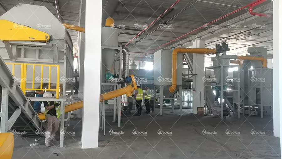 廢舊鋰電池拆解回收設備